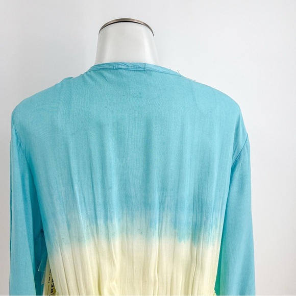 NWT For The Republic Tie Dye Button Front Dress - Picture 9 of 11
